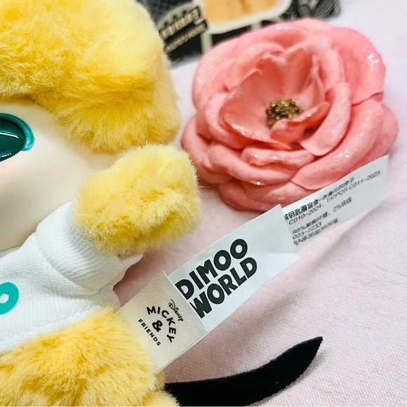 POPMART x DIMOO WORLD × DISNEY Vinyl Plush Keychain - PLUTO - OPEN BOX/BAG